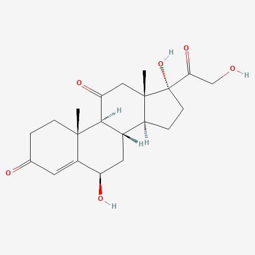 16355-28-5 4-Pregnen-6-beta,17,21-triol-3,11,20-trione chemical structure