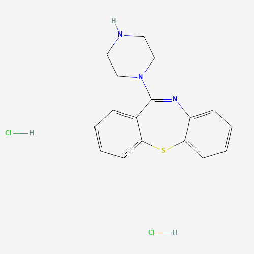 111974-74-4 11-Piperazinodibenzo[b,f][1,4]thiazepine dihydrochloride chemical structure
