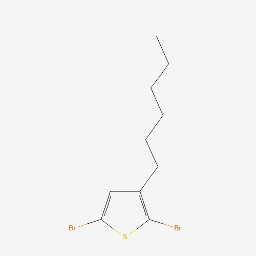 116971-11-0 2,5-Dibromo-3-hexylthiophene chemical structure