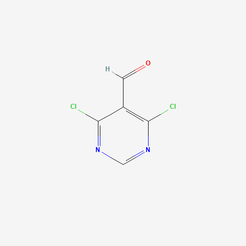 5305-40-8 4,6-Dichloro-5-pyrimidinecarbaldehyde chemical structure