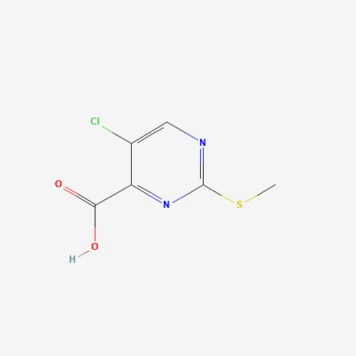 61727-33-1 5-Chloro-2-(methylthio)pyrimidine-4-carboxylic acid chemical structure