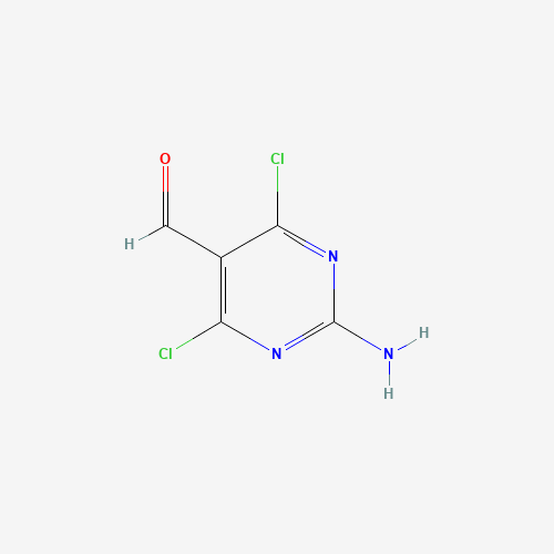 5604-46-6 2-Amino-4,6-dichloropyrimidine-5-carbaldehyde chemical structure