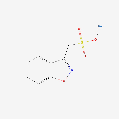 73101-64-1 1,2-benzisoxazole-3-methanesulfonic acid sodium salt chemical structure