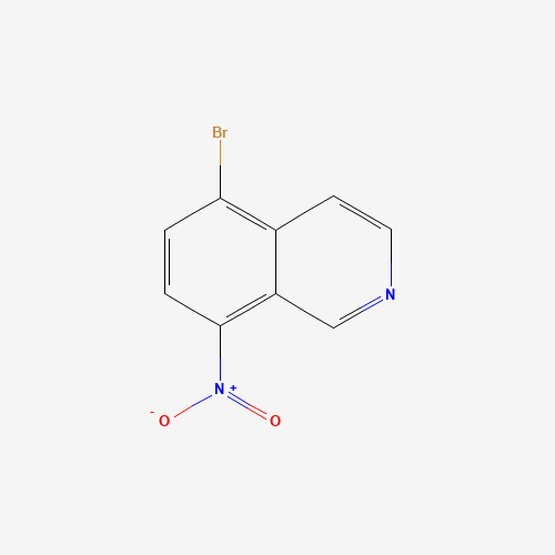 63927-23-1 5-bromo-8-nitroisoquinoline chemical structure