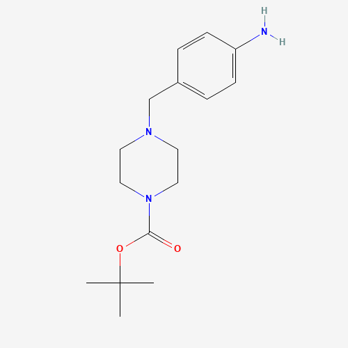 304897-49-2 4-(4-Aminobenzyl)piperazine-1-carboxylic acid tert-butyl ester chemical structure
