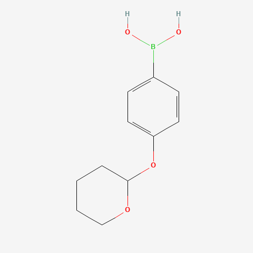 182281-01-2 4-(2-Tetrahydropyranyloxy)phenylboronic acid chemical structure