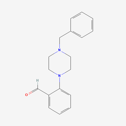 112253-26-6 2-(4-BENZYLPIPERAZINO)BENZALDEHYDE chemical structure