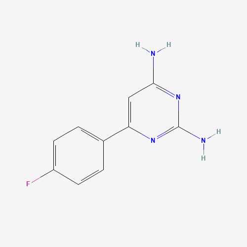 175137-25-4 2,4-DIAMINO-6-(4-FLUOROPHENYL)PYRIMIDINE chemical structure