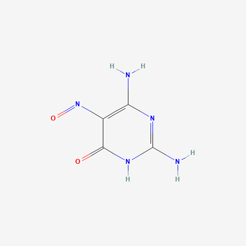 2387-48-6 2,4-DIAMINO-6-HYDROXY-5-NITROSOPYRIMIDINE chemical structure