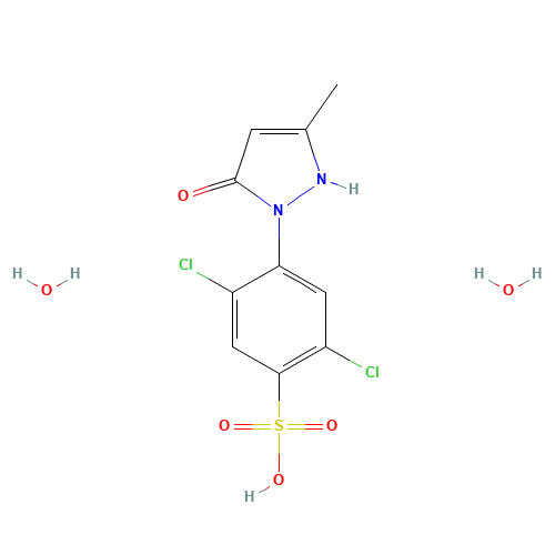 2,5-DICHLORO-4-(5-HYDROXY-3-METHYL-1H-PYRAZOL-1-YL)BENZENESULFONIC ACID DIHYDRATE, 306935-68-2, FT-0610290, 2,5-二氯-4-(5-羟基-3-甲基-1H-吡唑-1-基)苯磺酸二水合物 2,5-DICHLORO-4-(5-HYDROXY-3-METHYL-1H-PYRAZOL-1-YL)BENZENESULFONIC ACID DIHYDRATE, 306935-68-2, FT-0610290, 2,5-二氯-4-(5-羟基-3-甲基-1H-吡唑-1-基)苯磺酸二水合物