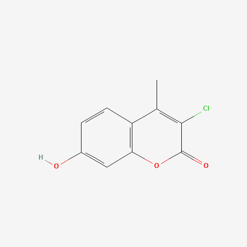 6174-86-3 3-CHLORO-7-HYDROXY-4-METHYLCOUMARIN chemical structure