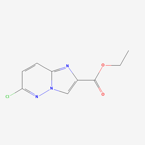 64067-99-8 ETHYL 6-CHLOROIMIDAZO[1,2-B]PYRIDAZINE-2-CARBOXYLATE chemical structure