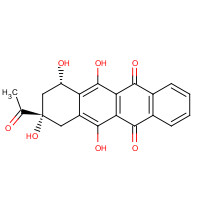 60660-75-5 (7S,9S)9-ACETYL-7,8,9,10-TETRAHYDRO-6,7,9,11-TETRAHYDROXY-5,12-NAPHTACENEDIONE chemical structure