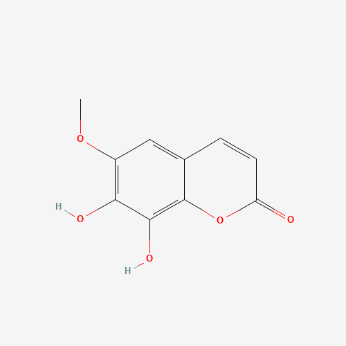 574-84-5 7,8-DIHYDROXY-6-METHOXYCOUMARIN chemical structure