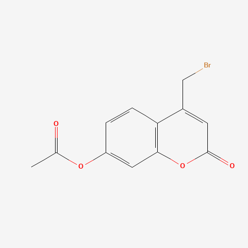 2747-04-8 7-ACETOXY-4-BROMOMETHYLCOUMARIN chemical structure