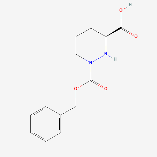 65632-62-4 (S)-1-(Benzyloxycarbonyl)hexahydropyridazine-3-carboxylic acid chemical structure