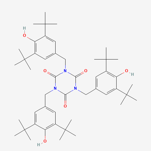 27676-62-6 Tris(3,5-di-tert-butyl-4-hydroxybenzyl) isocyanurate chemical structure