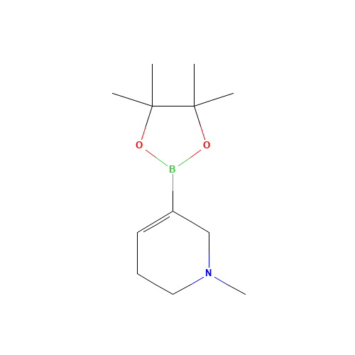1-Methyl-5-(4,4,5,5-tetramethyl-1,3,2-dioxaborolan-2-yl)-1,2,3,6-tetrahydropyridine, 1254982-25-6, FT-0684673, 1-甲基-5-(4,4,5,5-四甲基-1,3,2-二噁硼烷-2-基)-1,2,3,6-四氢吡啶 1-Methyl-5-(4,4,5,5-tetramethyl-1,3,2-dioxaborolan-2-yl)-1,2,3,6-tetrahydropyridine, 1254982-25-6, FT-0684673, 1-甲基-5-(4,4,5,5-四甲基-1,3,2-二噁硼烷-2-基)-1,2,3,6-四氢吡啶