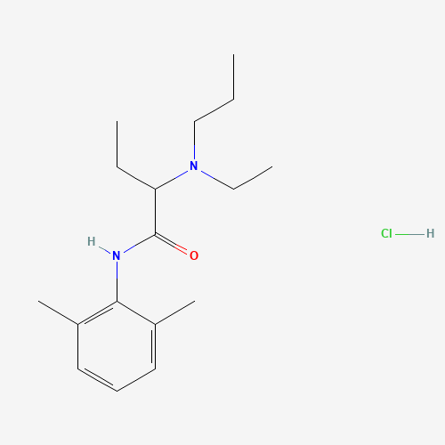 36637-19-1 (±)-N-(2,6-dimethylphenyl)-2-(ethylpropylamino)butyramide monohydrochloride chemical structure