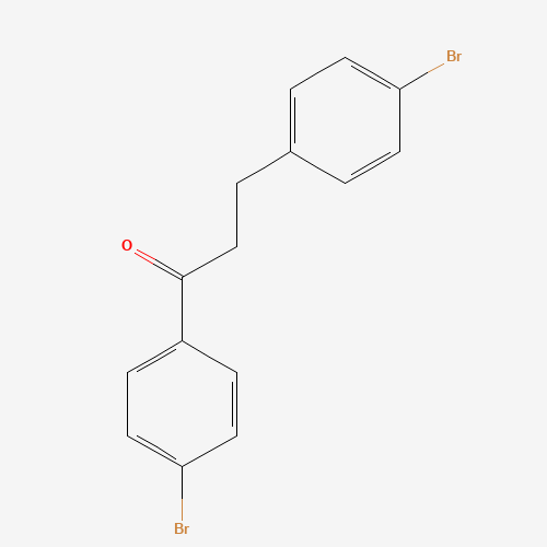 54523-47-6 1,3-Bis(4-bromophenyl)propanone chemical structure