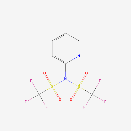 145100-50-1 1,1,1-trifluoro-N-pyridin-2-yl-N-(trifluoromethylsulfonyl)methanesulfonamide chemical structure