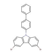 894791-50-5 3,6-dibromo-9-(4-phenylphenyl)carbazole chemical structure